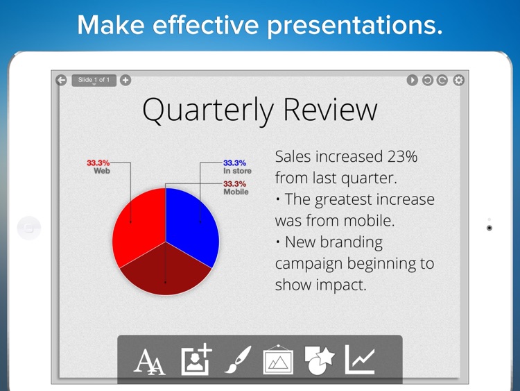 Presentation Maker - Interactive wireless deck designer