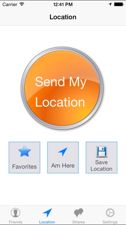 No Address - Send My Location