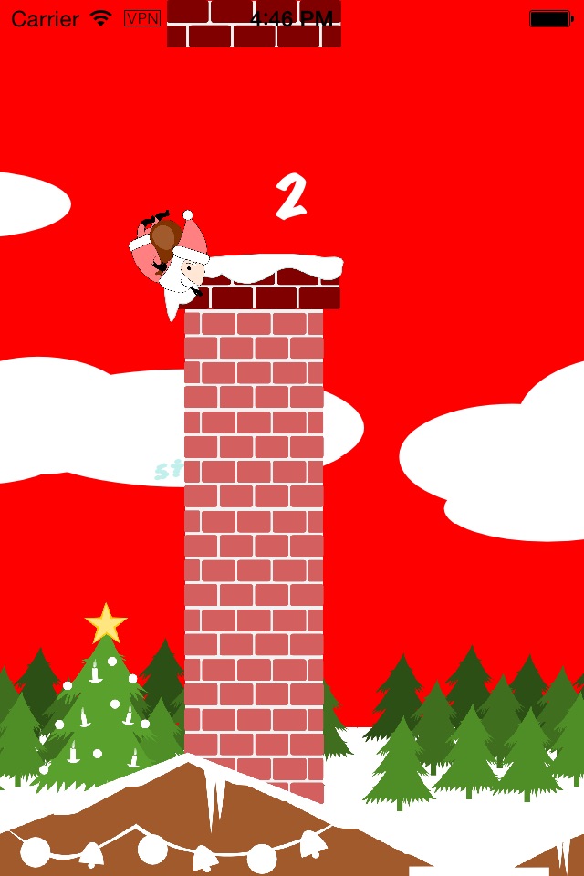 Flappy Santa Rises screenshot 3