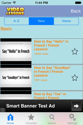 Learn French Video Lessons Free Easy tutorials and Fun screenshot 2