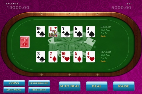 Acey Deucey - Double Down Poker Game! screenshot 2