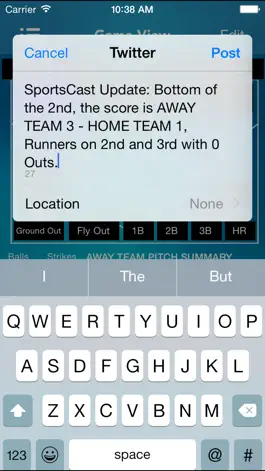 Game screenshot SportsCast Softball apk