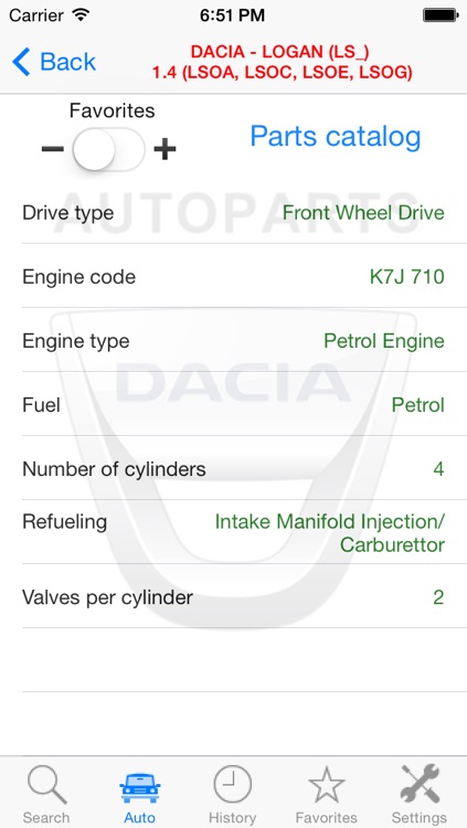 Autoparts for Dacia screenshot-3