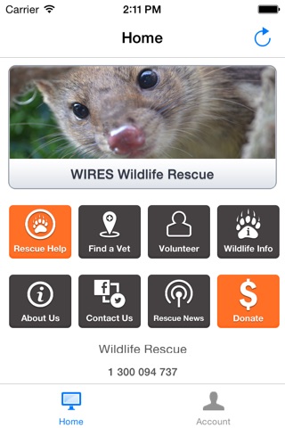 WIRES Wildlife Rescue App screenshot 2