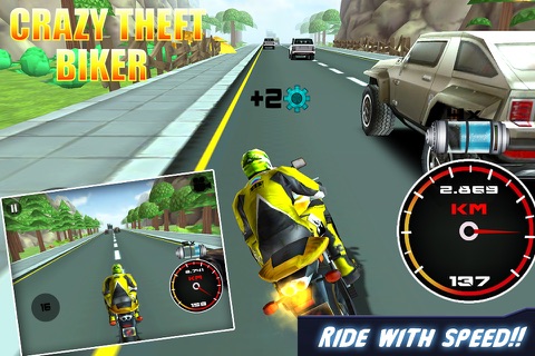 Crazy Theft Biker screenshot 2