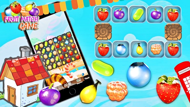 Fruit Crush Classic Match 3 Game(圖2)-速報App