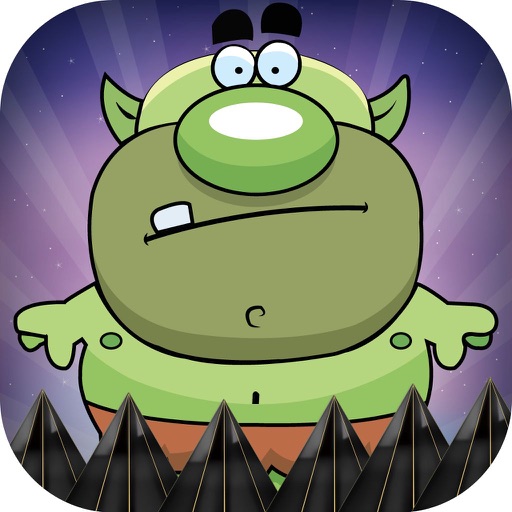 Hobbit Blitz: Don't touch the black spikes!- Free icon