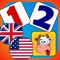 Baby Match Game - Learn the numbers in English