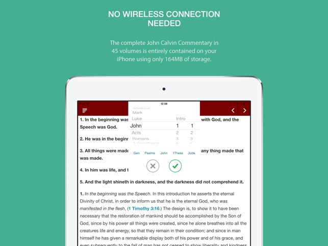 John Calvin Commentary HD - 3x larger than Matthew Henry Bib(圖2)-速報App