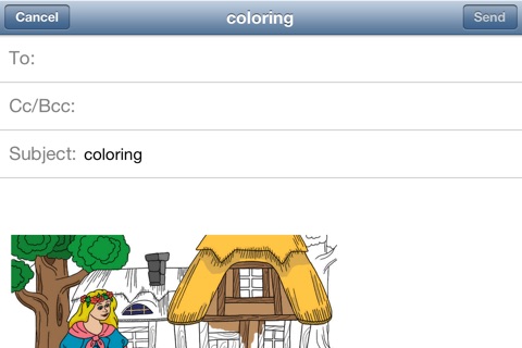 Goldilocks and the Three Bears. Coloring book for children Lite screenshot 4