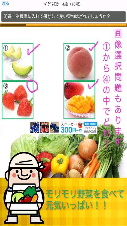 非公式LOHASベジタブルマイスター野菜ソムリエ検定 screenshot-4