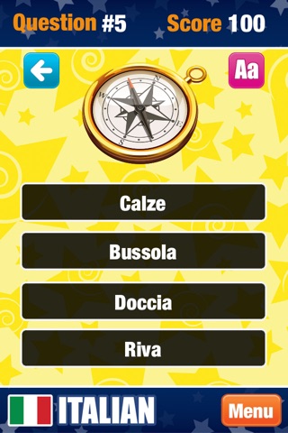 Learn Italian Game screenshot 4