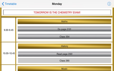 Timetable -Nitomani screenshot 3