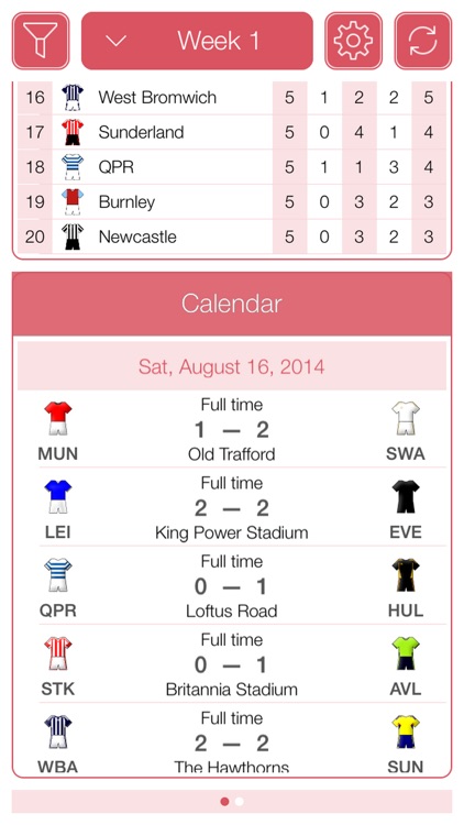 English Football 2011-2012 - Mobile Match Centre