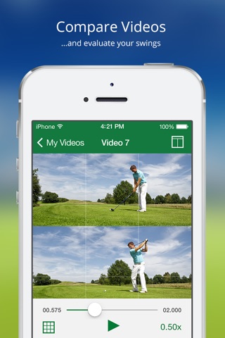 Golf Coach - Automatische Aufnahme, Annotierung und Analyse deiner Golf Abschläge screenshot 3