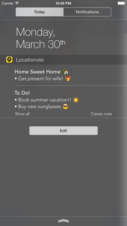 Locationote - Quick location based notes