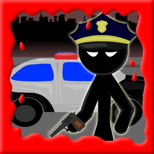 Stickman Police Icon