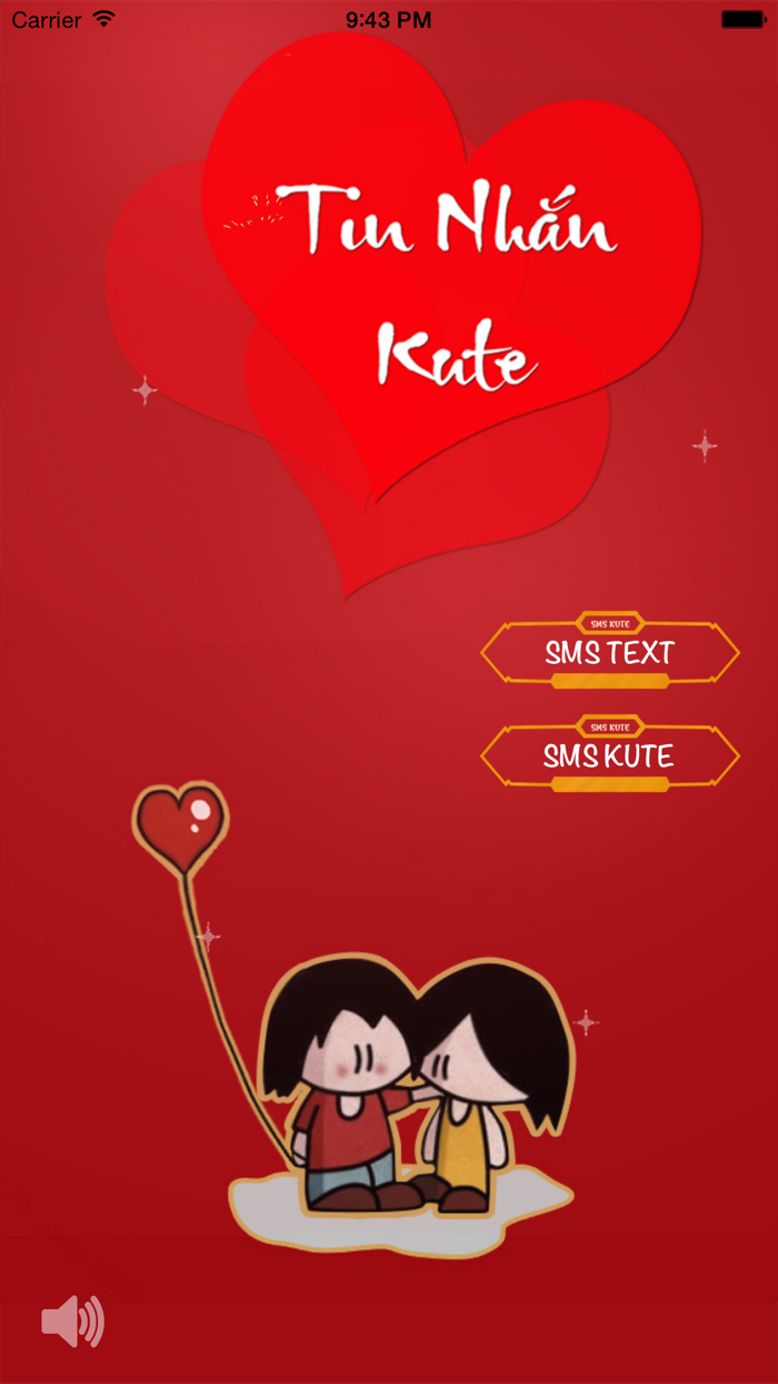Tin Nhắn Kute - Tin nhắn yêu thương, tin nhắn xếp hình, tin nhắn vui