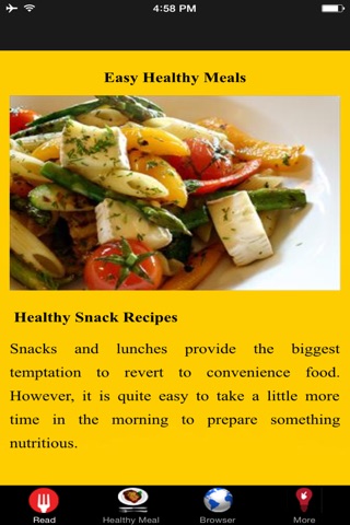 Easy Healthy Meals - Guidelines To Follow screenshot 3