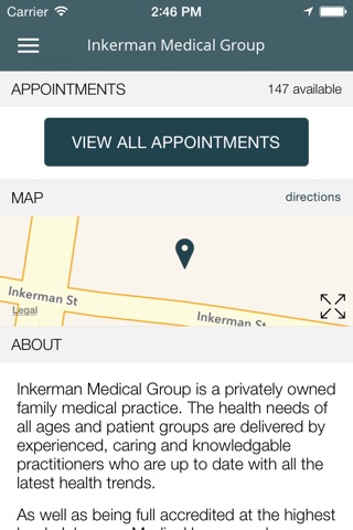 Inkerman Medical Group screenshot 2