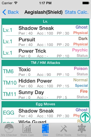 IV Checker And Data for Pokemon ORAS screenshot 2