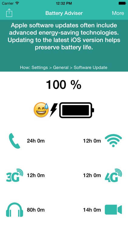 Battery Adviser - Realtime Battery Life Tips and Tricks