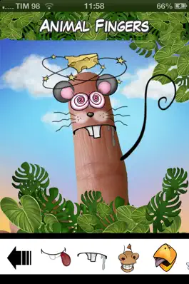 Game screenshot Animal Fingers - Create funny Animal faces over your fingers! apk