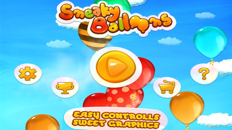 Sneaky Balloons : The big pop confetti party - Tap balloon free game for kids, boys and girls - Unexpected ninja adventure in Sky Tower - Cool winter edition for toddlers screenshot-4