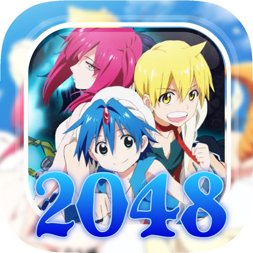 2048 Anime & Manga - “ Numbers Magic Of Kingdom Puzzle For Magi Match “ icon