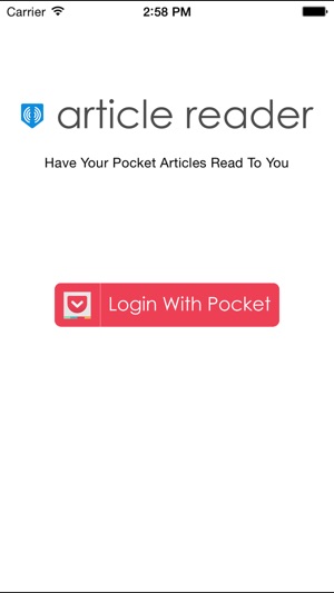 Article Reader: Have Your Pocket Article