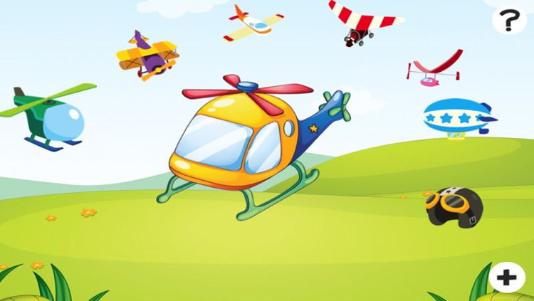 Active Counting Game for Children Learn to Count 1-10 with Flying Engines and Helicopters