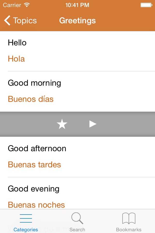 Spanish Phrasebook: Conversational Spanish screenshot 3