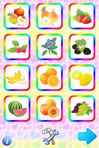 First Words: Food Fruits Vegetables – Flash Cards for children with lector screenshot 2