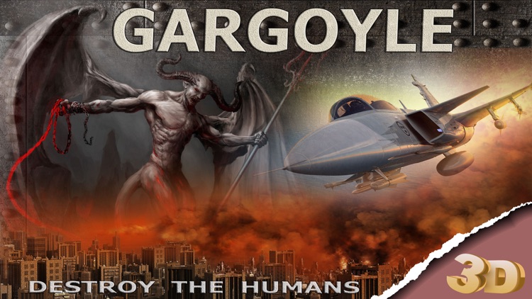 Clash Of Gargoyle 3D - An Epic Deamon War Against Earth's Air Force Fighter Jet (Free Arcade Version)