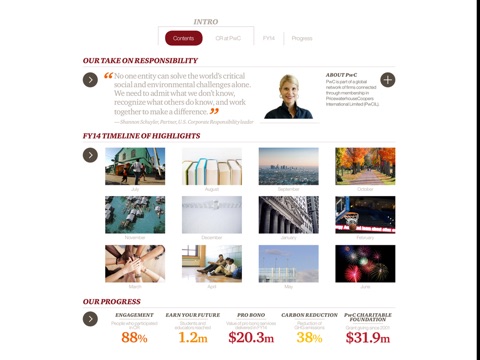 PwC U.S. Corporate Responsibility Reporting screenshot 2