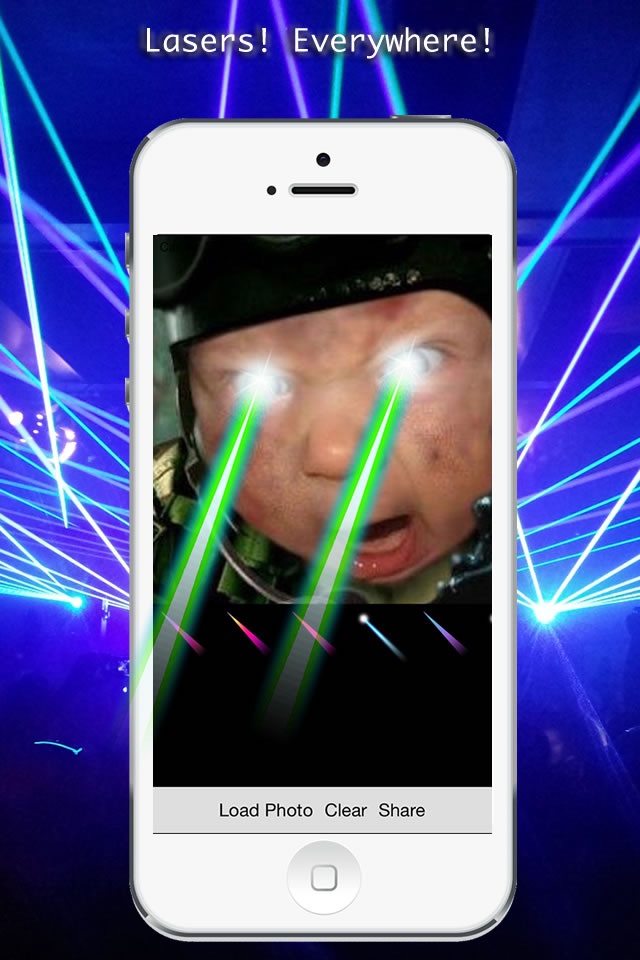 With Lasers - Add cool 'With Lasers' effects to your photos! screenshot 3