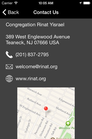 Congregation Rinat Yisrael screenshot 4