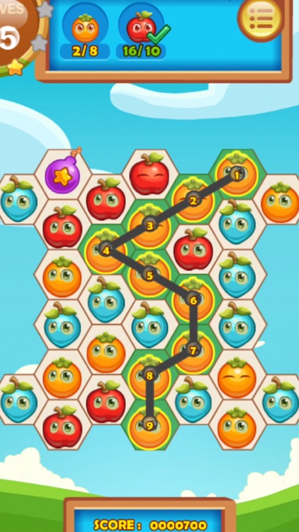 Fruita Swipe 2 - Rescue the Food: Funny Match 3 Puzzle Game App screenshot-3