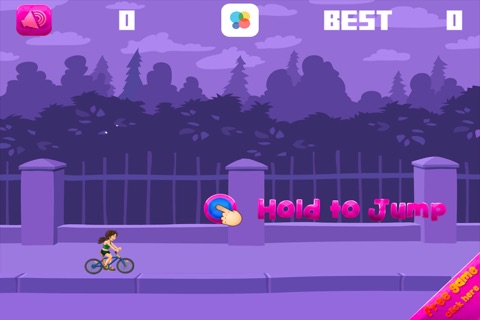 Extreme Girl Biker Racing - Awesome Endless Park Ride screenshot 4