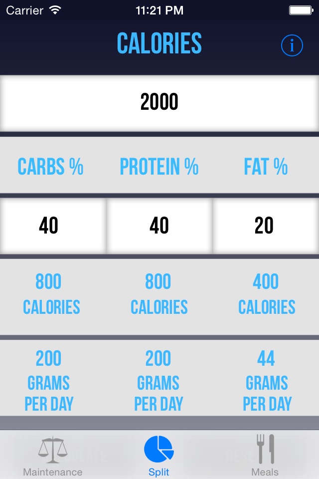 Calorie Split screenshot 4