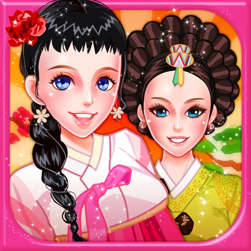 Korean bride dressup iOS App