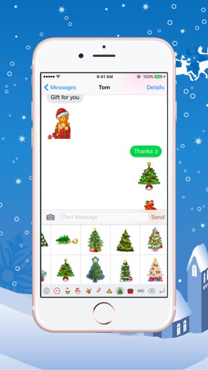 Christmas Gif Keyboard Pro - Fully Animated Emoji for Christ(圖5)-速報App