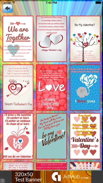 Valentine Day Greeting Cards - 2016