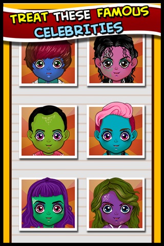 A Crazy Halloween Monster celebrity Boo Hospital - A little spooky holiday night care dentist doctor nose eye hair nail salon office for Kids screenshot 4