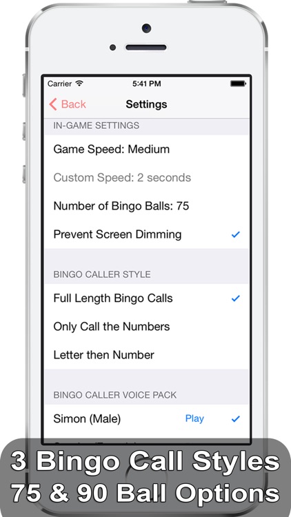 iBingo Caller Free - Play Bingo at Home with Friends! by SyGem Software