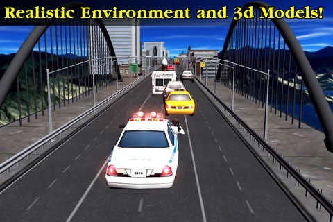 Police Car Chase Simulator 3D screenshot 3