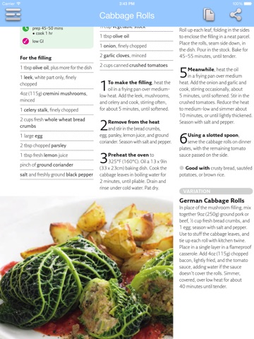 Low Calorie Recipes for iPad screenshot 3