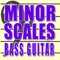 Minor Scales Bass Guitar includes music printed exercises to become a better musician on your instrument