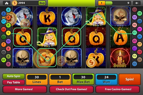Halloween Party Slots : Free Casino Slot Machine Game with Bonus and Jackpot screenshot 4