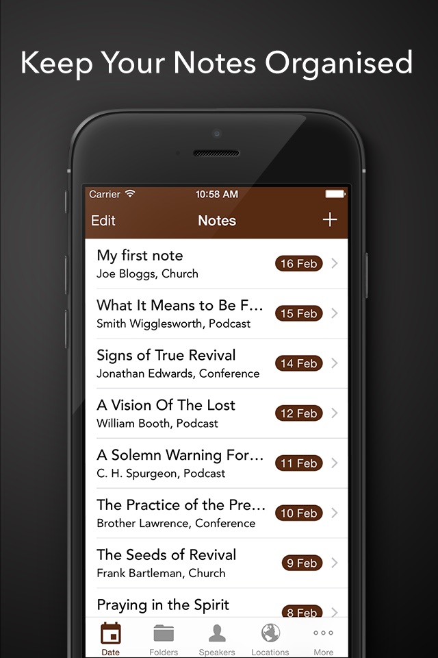 ChurchNotes - Write Notes From Church Sermons and Bible Studies or Podcasts screenshot 2